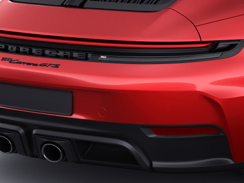 Porsche 911 Carrera GTS Cabriolet 2025 Modelo 3D