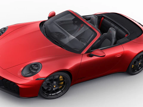 Porsche 911 Carrera GTS Cabriolet 2025 3D Model