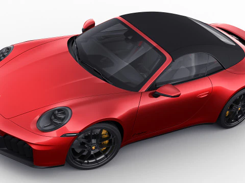 Porsche 911 Carrera GTS Cabriolet 2025 3D Model