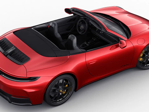 Porsche 911 Carrera GTS Cabriolet 2025 3D Model