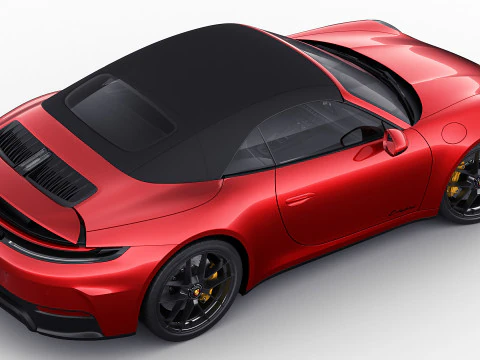 Porsche 911 Carrera GTS Cabriolet 2025 3D Model