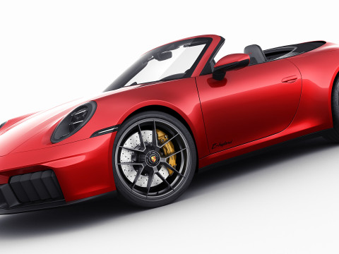 Porsche 911 Carrera GTS Cabriolet 2025 Modelo 3D