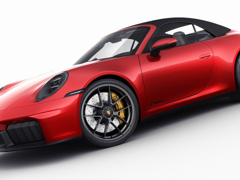 Porsche 911 Carrera GTS Cabriolet 2025 Modelo 3D