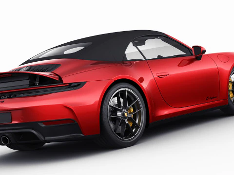 Porsche 911 Carrera GTS Cabriolet 2025 3D Model