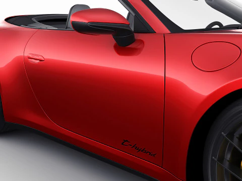 Porsche 911 Carrera GTS Cabriolet 2025 3D Model