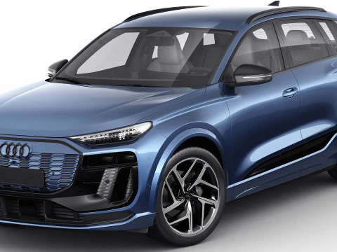 Audi Q6 e-tron 2025 3D Model