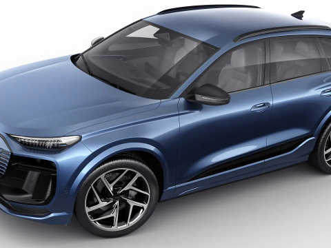 Audi Q6 e-tron 2025 3D Model