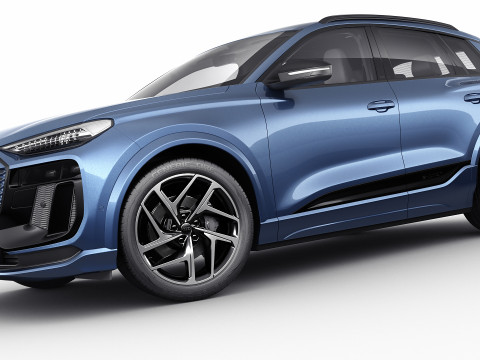 Audi Q6 e-tron 2025 Modèle 3D