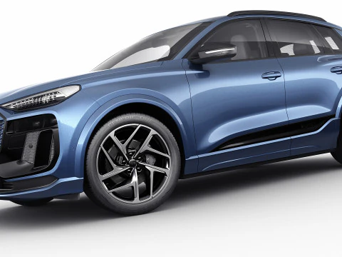 Audi Q6 e-tron 2025 3D Model