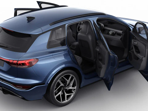 Audi Q6 e-tron 2025 3D Model