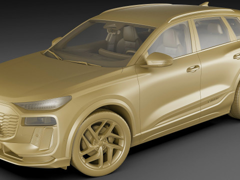 Audi Q6 e-tron 2025 Modèle 3D