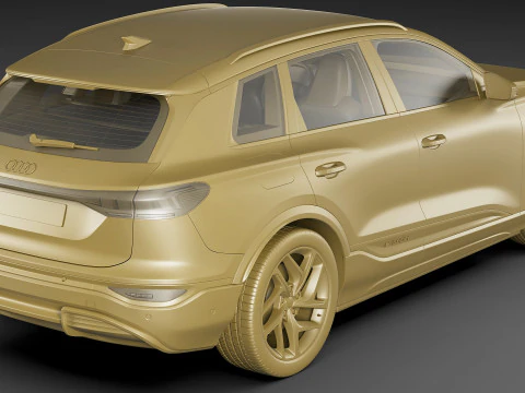 Audi Q6 e-tron 2025 3D Model