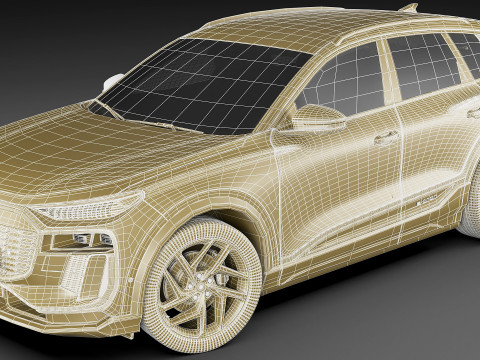 Audi Q6 e-tron 2025 Modèle 3D