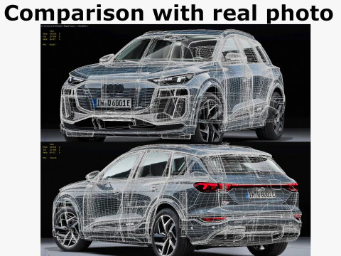 Audi Q6 e-tron 2025 3D Model