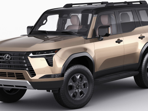 Lexus GX 2024 3D Модель
