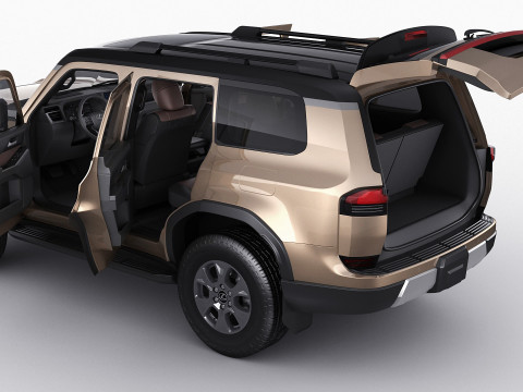Lexus GX 2024 3D Модель