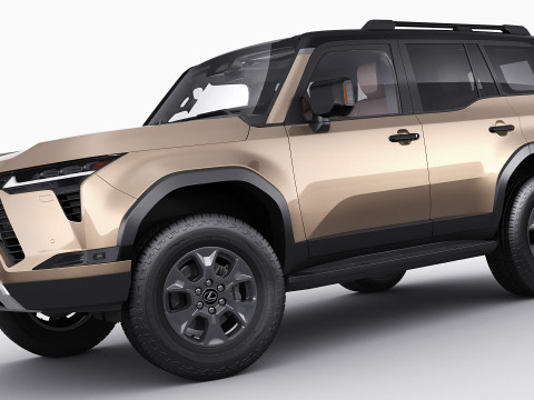 Lexus GX 2024 3D Модель