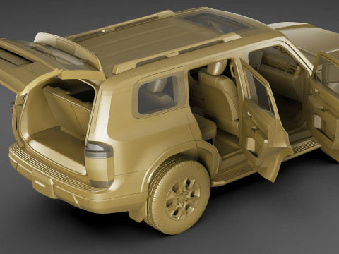 Lexus GX 2024 3D Модель