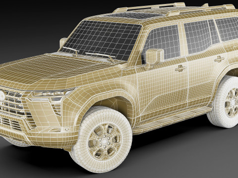 Lexus GX 2024 3D Модель