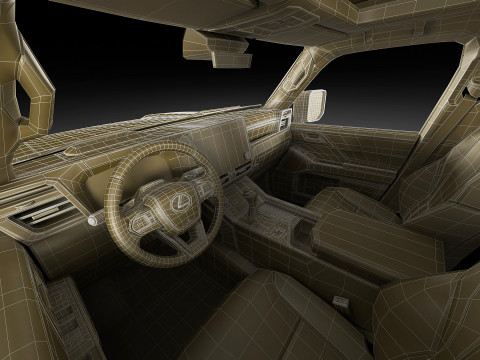 Lexus GX 2024 3D Модель