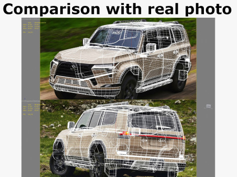 Lexus GX 2024 3D Модель