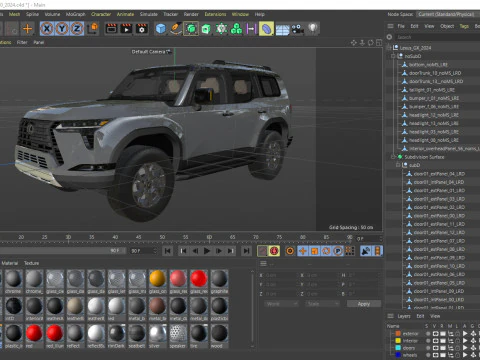 Lexus GX2024 Modello 3D