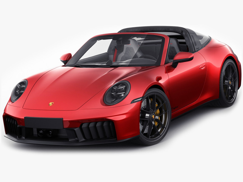 Porsche 911 Carrera GTS Targa 2025 3D Model .c4d .max .obj .3ds .fbx .stl .blend 