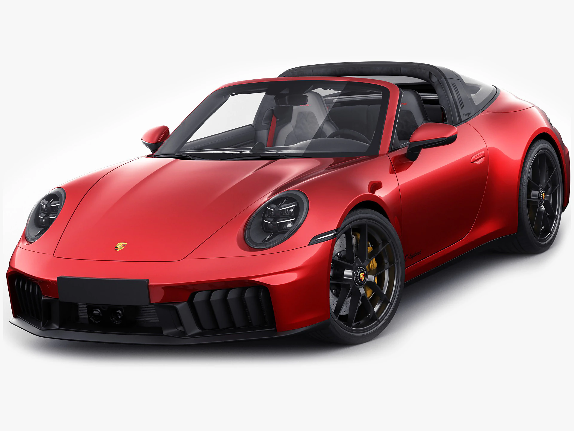 Porsche 911 Carrera GTS Targa 2025 3D Model .c4d .max .obj .3ds .fbx .stl .blend 