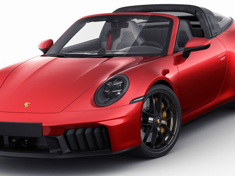 Porsche 911 Carrera GTS Targa 2025 3D Model