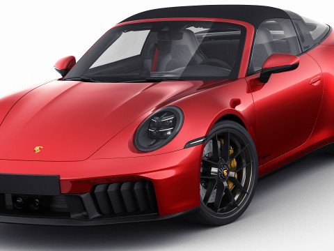 Porsche 911 Carrera GTS Targa 2025 3D Model