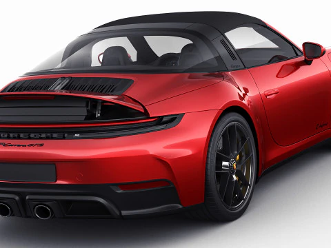 Porsche 911 Carrera GTS Targa 2025 3D Model
