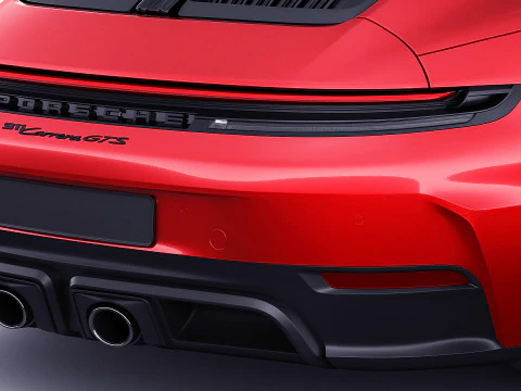 Porsche 911 Carrera GTS Targa 2025 3D Model