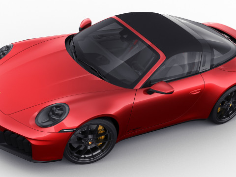 Porsche 911 Carrera GTS Targa 2025 3D Model