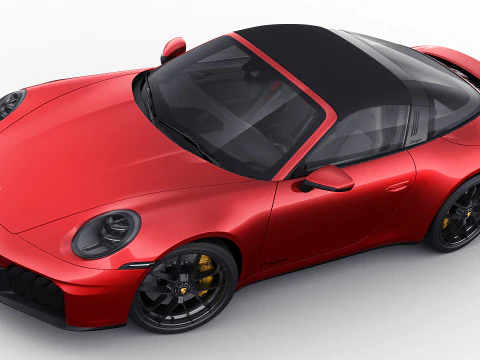 Porsche 911 Carrera GTS Targa 2025 3D Model