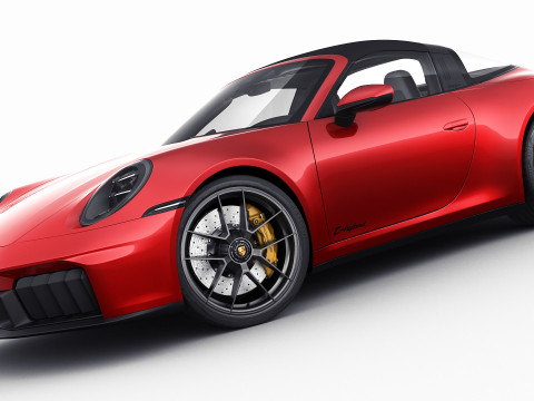 Porsche 911 Carrera GTS Targa 2025 3D Model