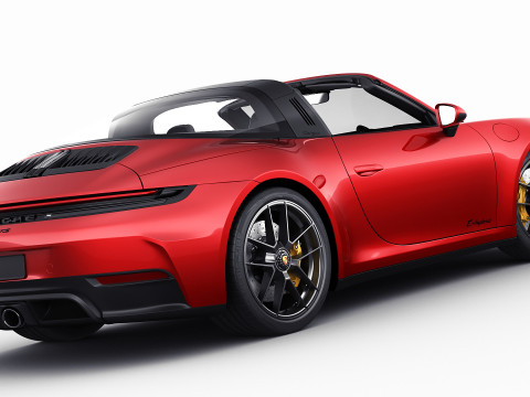 Porsche 911 Carrera GTS Targa 2025 3D Model
