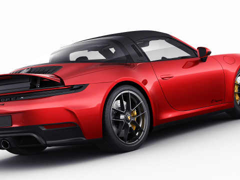 Porsche 911 Carrera GTS Targa 2025 3D Model