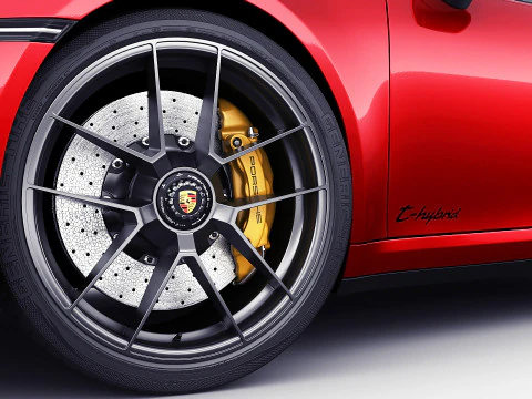 Porsche 911 Carrera GTS Targa 2025 3D Model