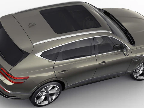 Genesis GV80 2025 3D Model