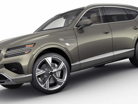 Genesis GV80 2025 3D Model