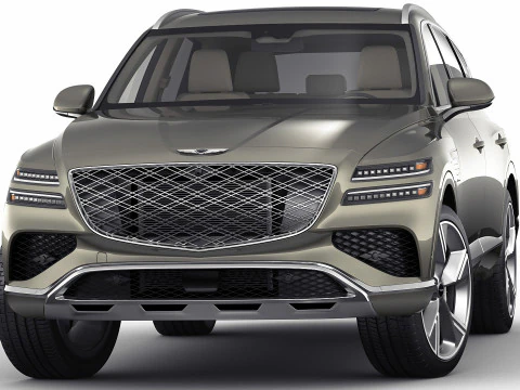 Genesis GV80 2025 3D Model