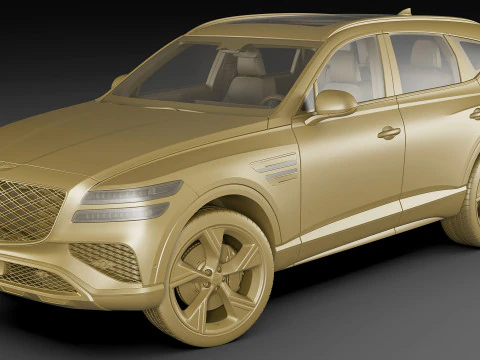 Genesis GV80 2025 3D Model