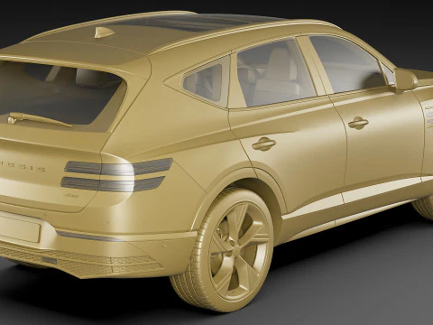 Genesis GV80 2025 3D Model