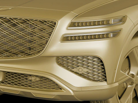 Genesis GV80 2025 3D Model