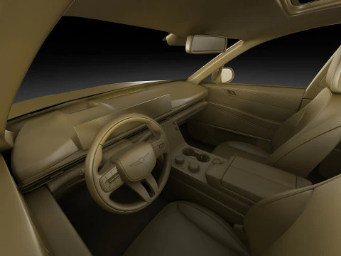 Genesis GV80 2025 3D Model