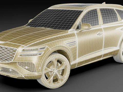 Genesis GV80 2025 3D Model