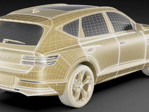 Genesis GV80 2025 3D Model