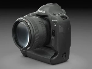 Canon EOS 1DX DSLR-Kamera 3D Modell
