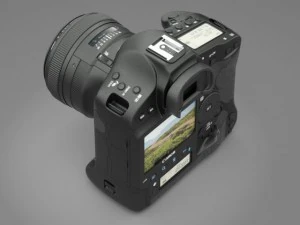 fotocamera reflex canon eos 1dx Modello 3D