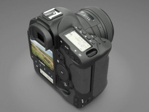 canon eos 1dx dslr camera 3D 모델